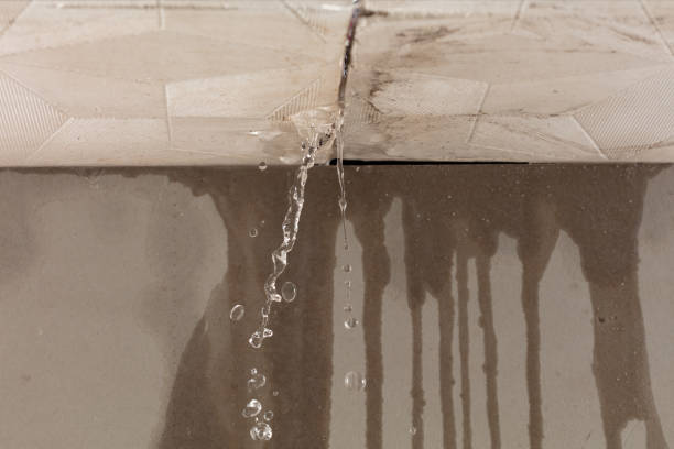 Professional Flood Damage Cleanup technician working in Fairwater, WI
